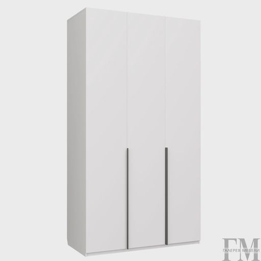 Трёхстворчатый шкаф «Чарли 25», белый